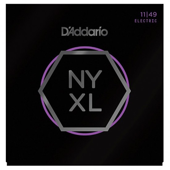 D'Addario NYXL1149 Nickel Wound Medium, Elektro Gitar Teli 11-49