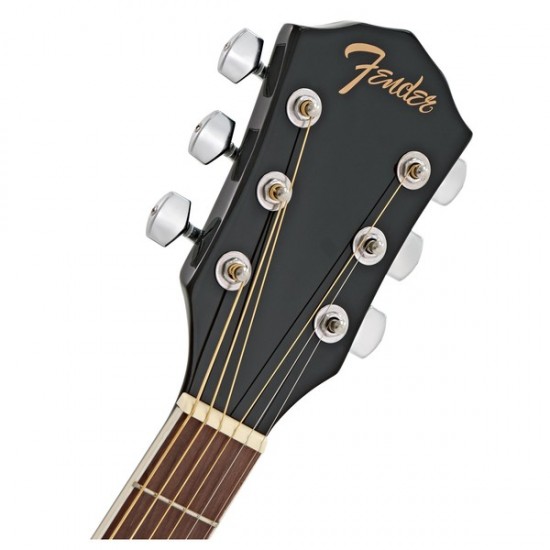 Fender FA-125 Dreadnought Ceviz Klavye Black Akustik Gitar 0971210706