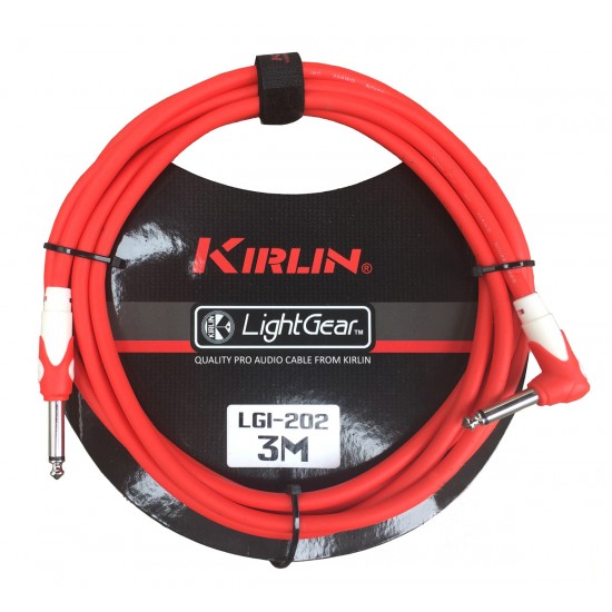 Kirlin LGI-202-3M Red  Enstrüman Kablosu (3 m)
