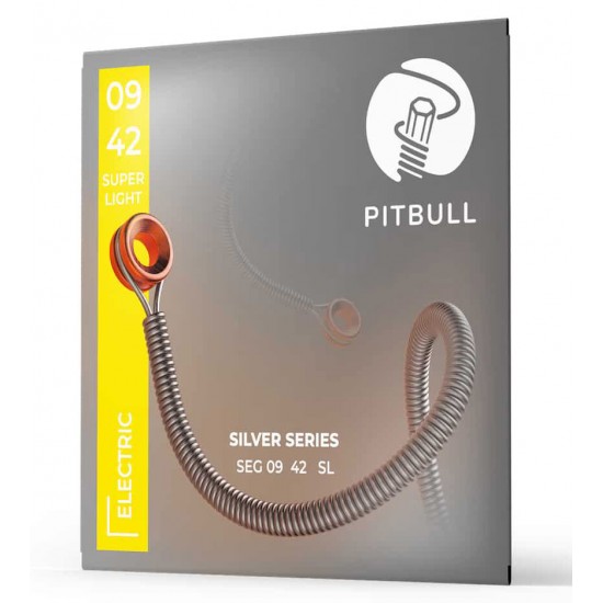 Pitbull Strings Silver Series SEG 09-42 SL Elektro Gitar Teli