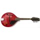 ELEKTRO MANDOLIN ÇANTALI, TRANS RED, LADİN KAPAK